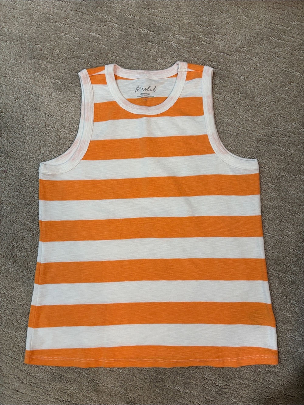 Marled tank top